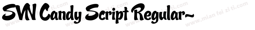 SVN Candy Script Regular字体转换
